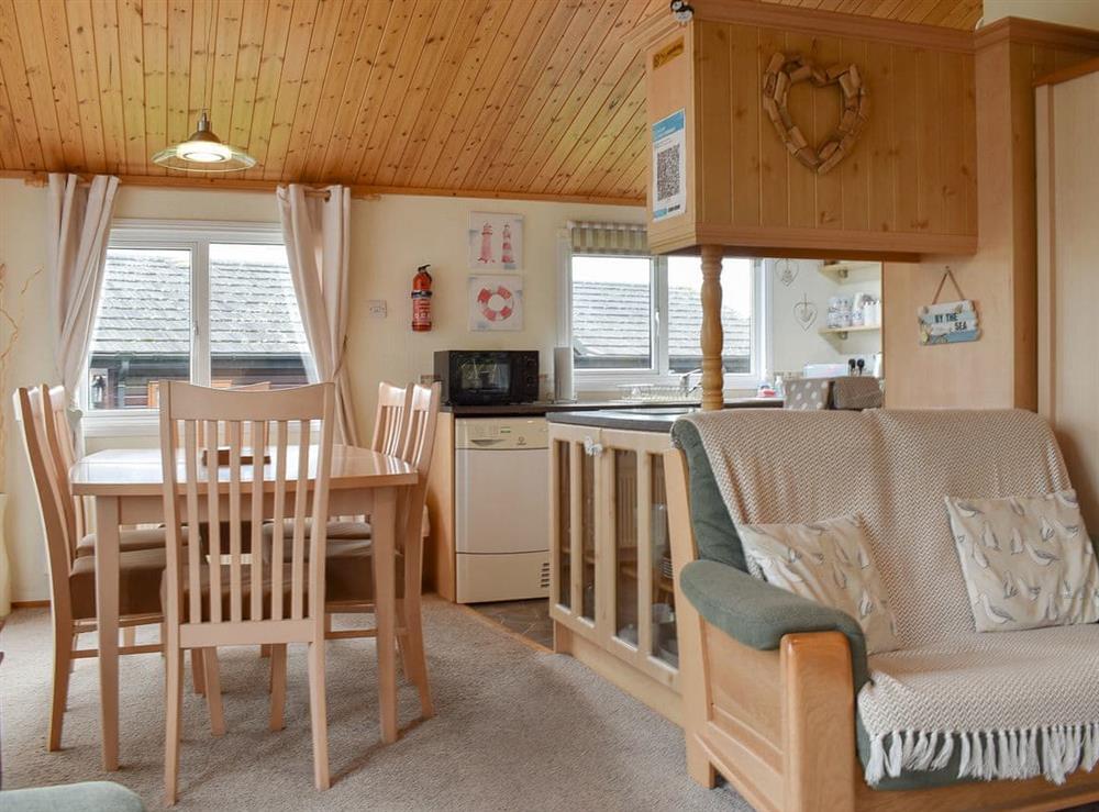 Open plan living space (photo 2) at Avalon lodge in Killigarth, near Polperro, Cornwall