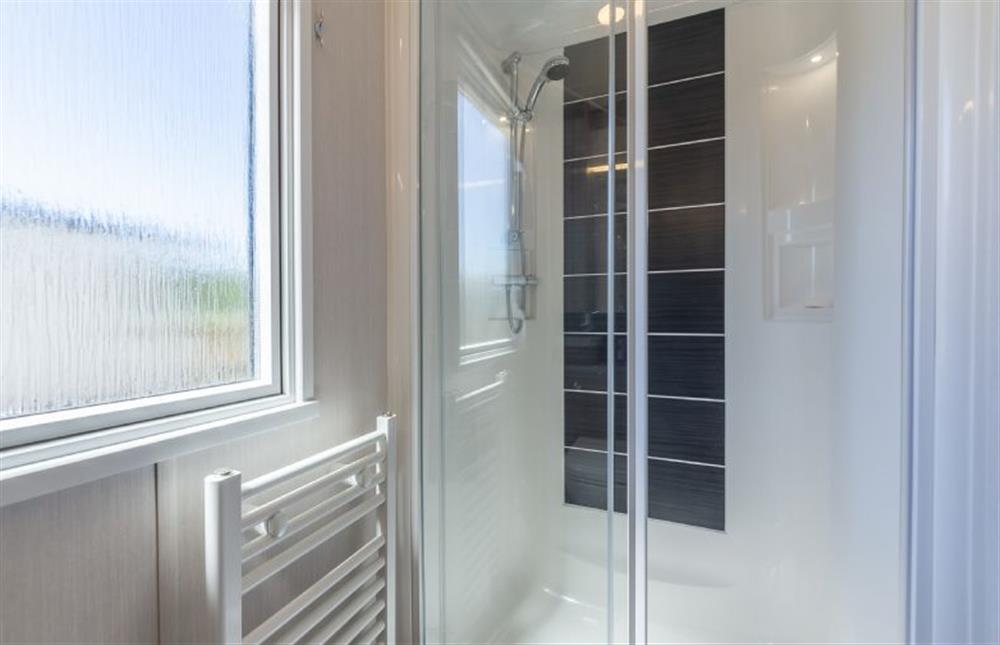 ... comes with a good shower, perfect for washing sand off your toes! at Avocet 28, Wells-next-the-Sea