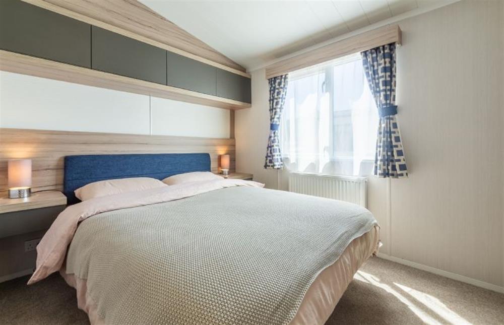 The double bedroom is comfortable and light at Avocet 28, Wells-next-the-Sea