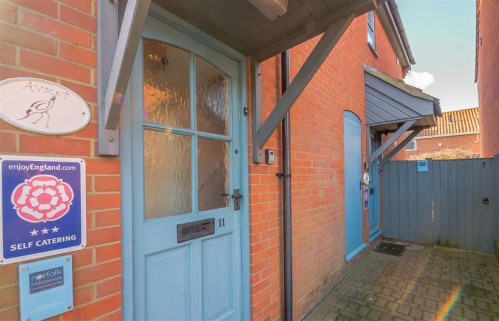 Front entrance at Avocet Apartment, Wells-next-the-Sea