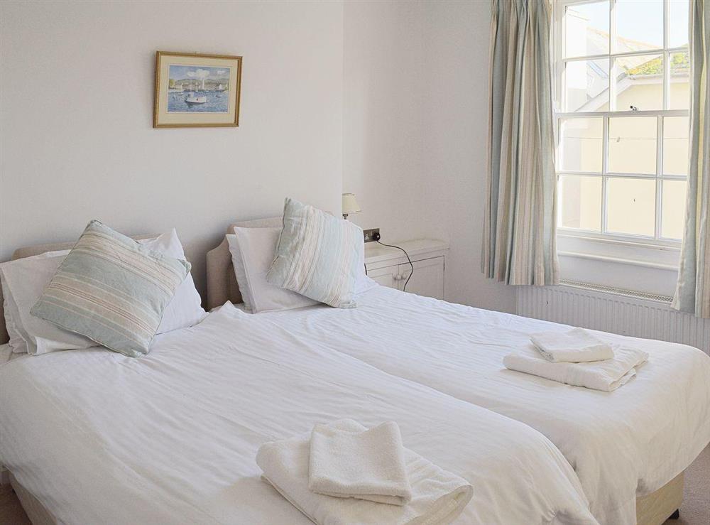 Twin bedded double glazed room at Avocet in Salcombe, Devon
