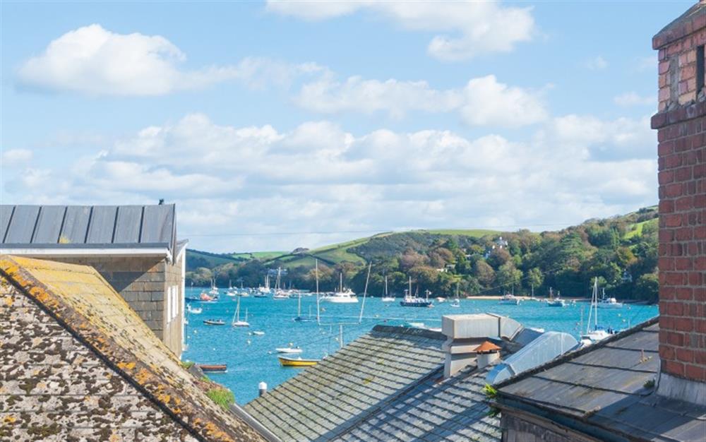 View from bedroom1 and en suite at Avocet in Salcombe