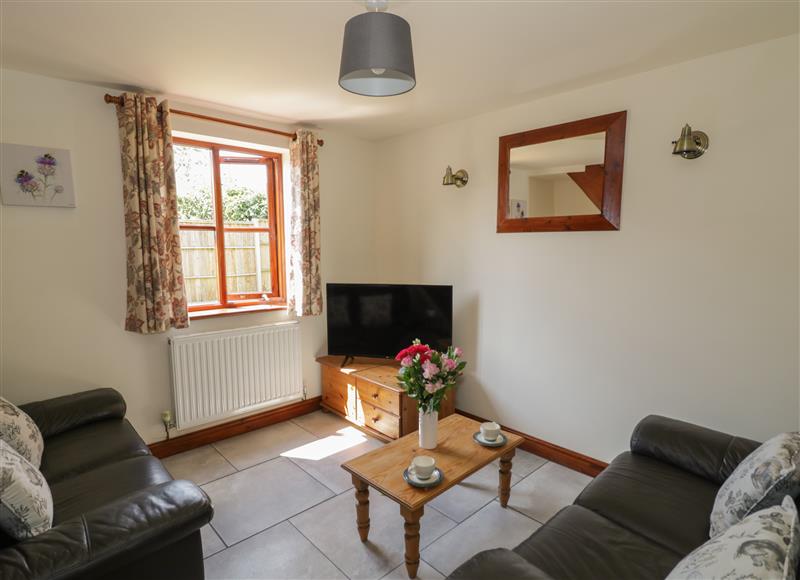 The living area at Avoine Cottage, Redmarley near Hartpury