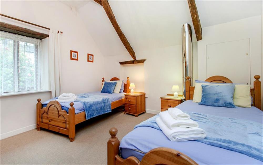 Twin bedroom 2. at Avon Barn in Diptford
