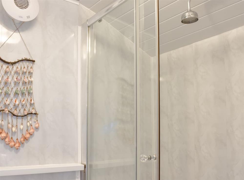 Shower room at Awd Tuts in Whitby, North Yorkshire