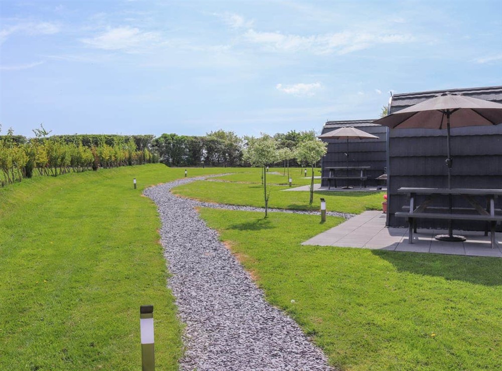 Outdoor at Awel Deg in Brynsiencyn, near Newborough, Gwynedd