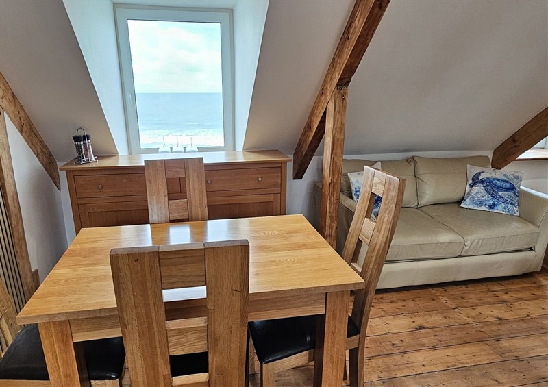 The living area at Awel Deg, Tresaith