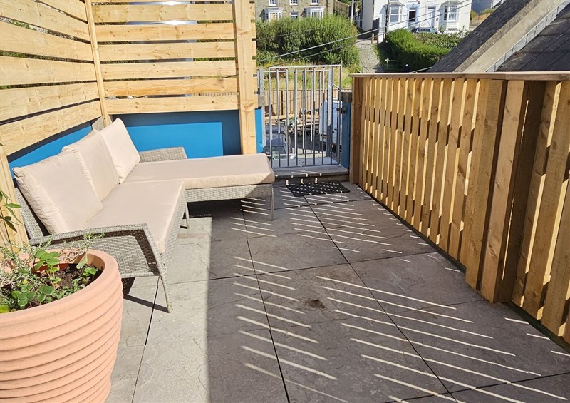 The patio in Awel Deg at Awel Deg, Tresaith