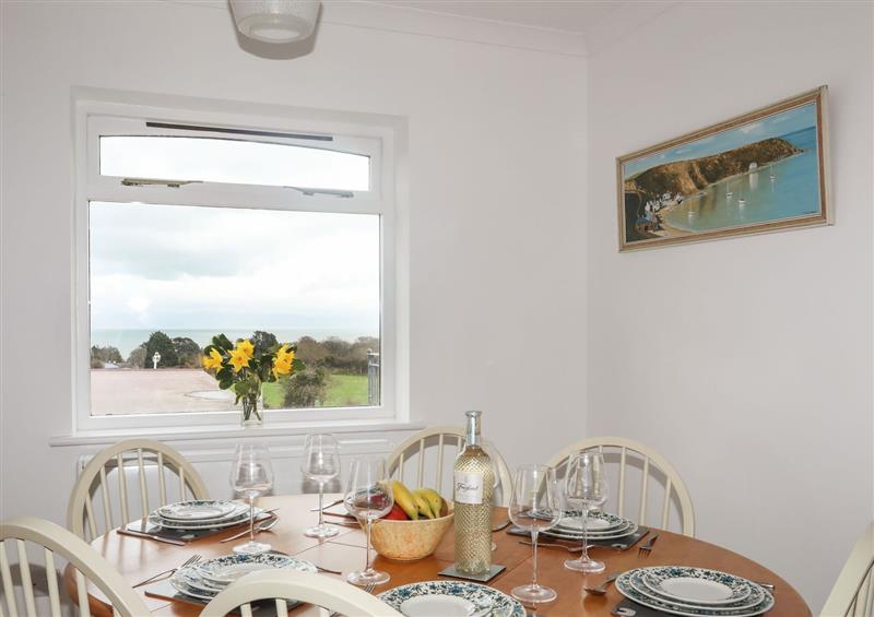 This is the dining room at Awel Y Grug, Llanbedrog