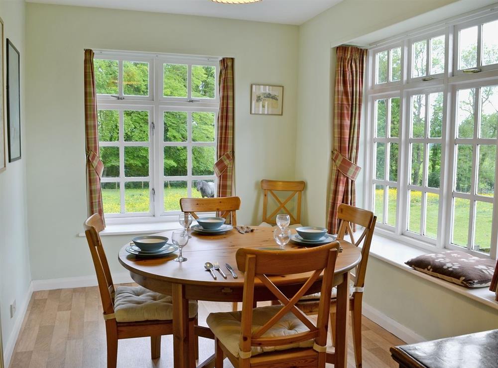 Dining room at Aydon Cottage in Corbridge, Northumberland