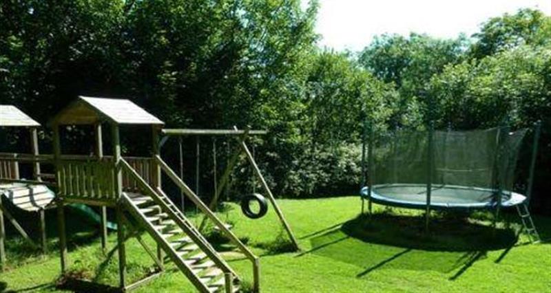 This is the garden at Aylesbury Cottage Sleeps 4, Combe Martin