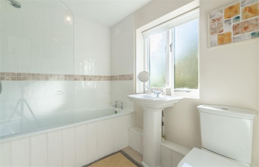 Bathroom at Ayres Cottage, Burnham Thorpe near Kings Lynn