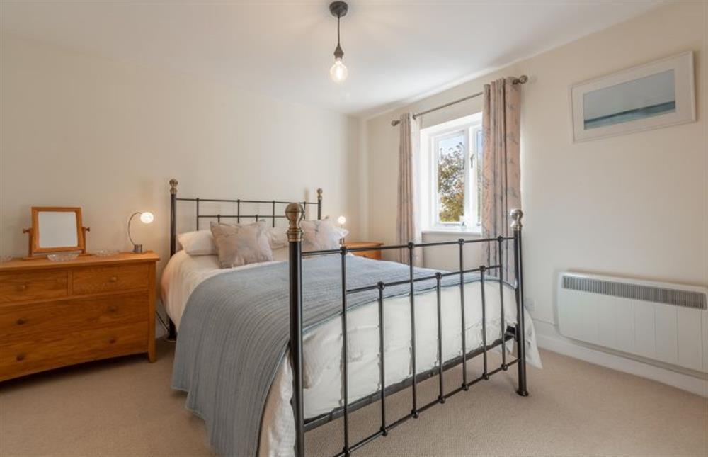 Double bedroom at Ayres Cottage, Burnham Thorpe near Kings Lynn