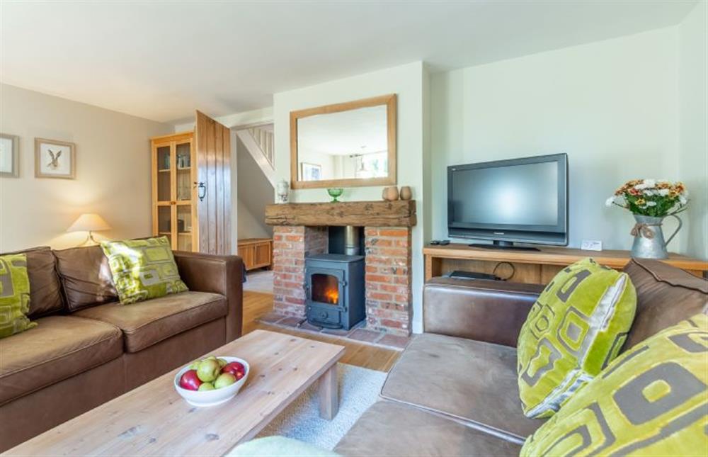 Open-plan sitting/dining room at Ayres Cottage, Burnham Thorpe near Kings Lynn