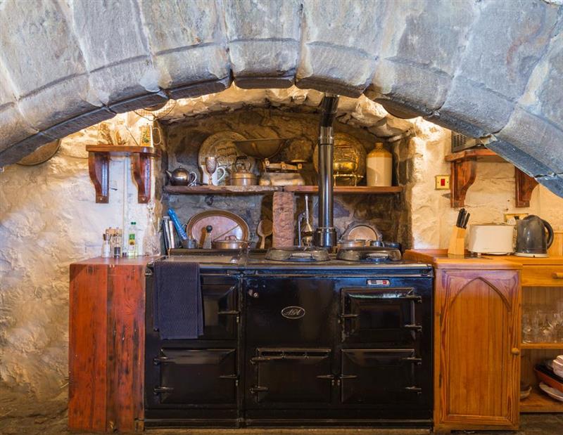 Range cooker at Ayrshire Castle, West Kilbride, Ayrshire