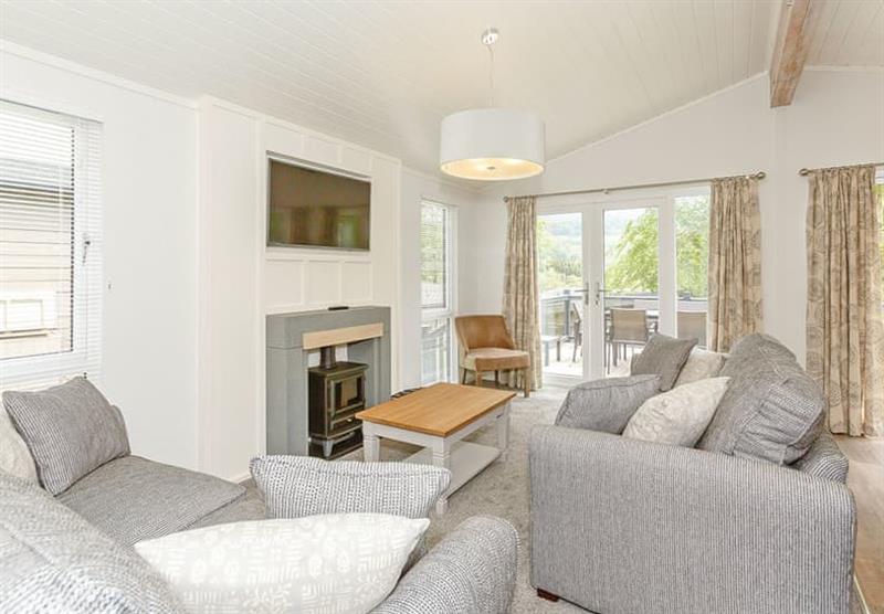 Living room in the Typical Contemporary 4 at Aysgarth Lodges in Aysgarth, Leyburn