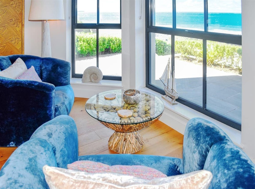 Sitting room at Azure Bay in Woolacombe, Devon