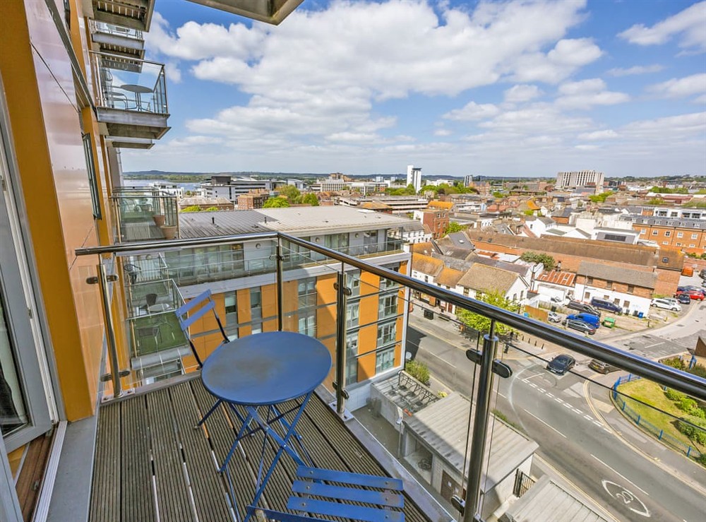 Balcony at Azure Views in Poole, Dorset