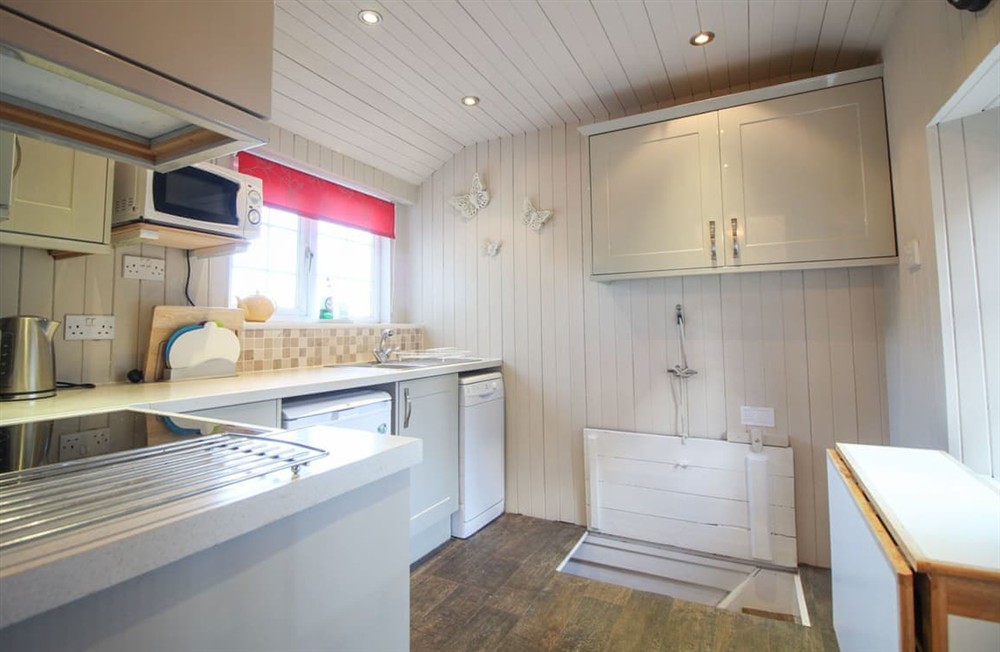 Kitchen area (photo 2) at Babblebrook Cottage in Gorran, Cornwall