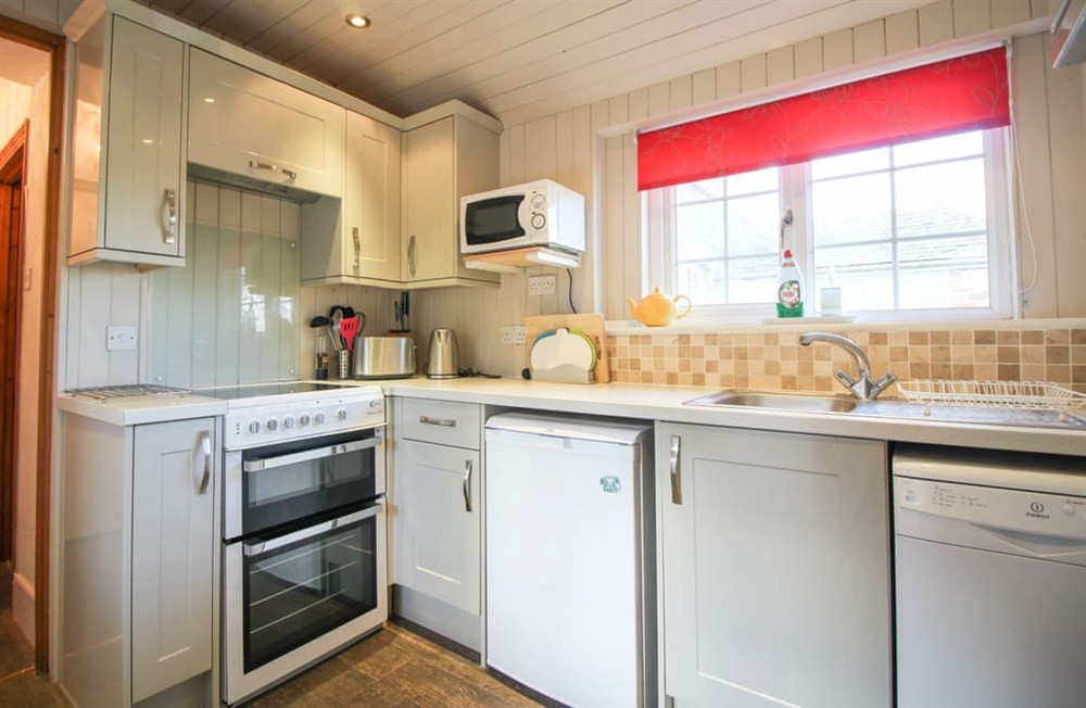 Kitchen area (photo 3) at Babblebrook Cottage in Gorran, Cornwall