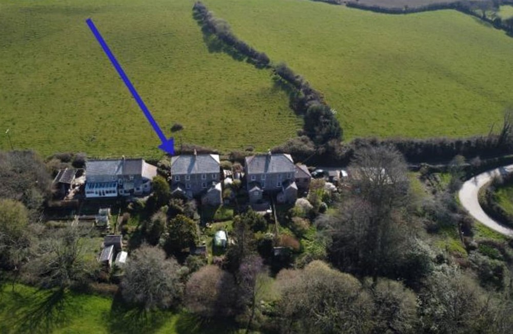 Outdoor area at Babblebrook Cottage in Gorran, Cornwall