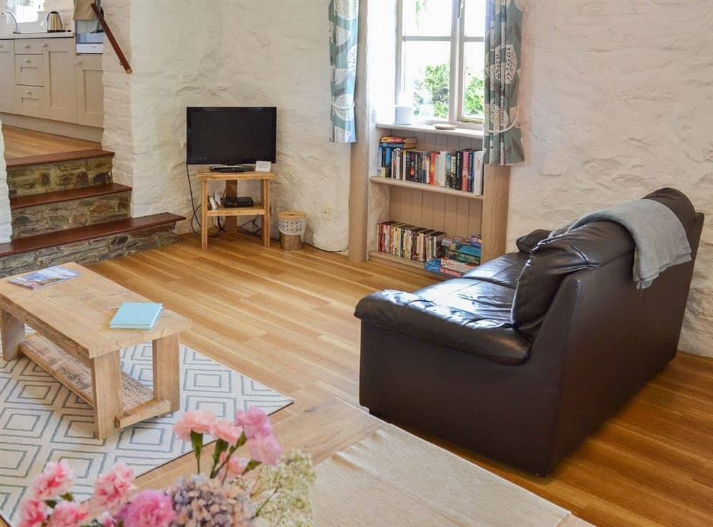 Relaxing living space at Babes Cottage in Goonhavern, near Perranporth, Cornwall