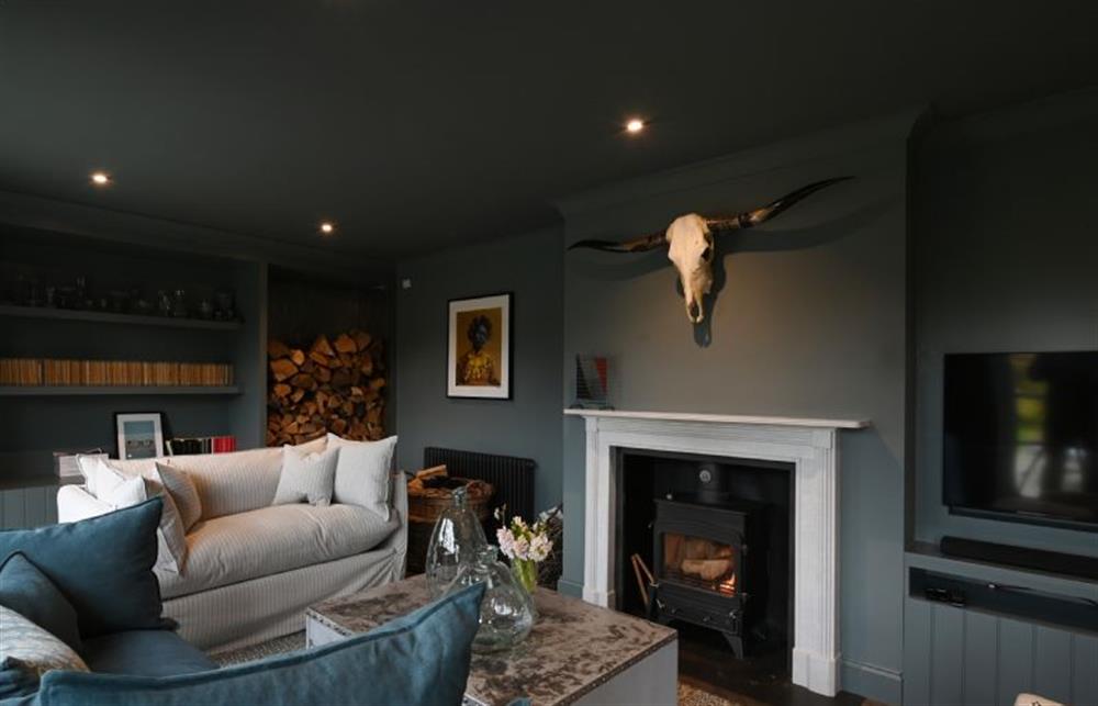 The snug is a fabulous cosy family room