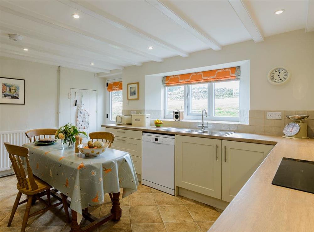 Spacious well-equipped kitchen (photo 3) at Backstone Bank Farmhouse in Wolsingham, near Stanhope, Durham