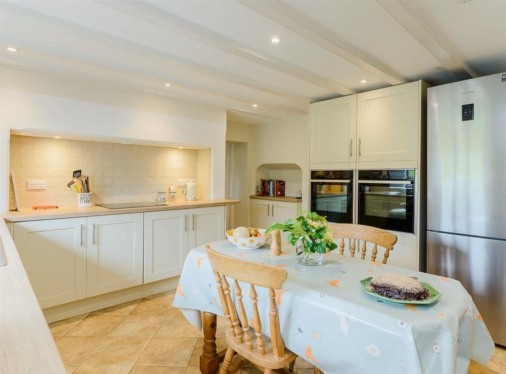 Spacious well-equipped kitchen at Backstone Bank Farmhouse in Wolsingham, near Stanhope, Durham
