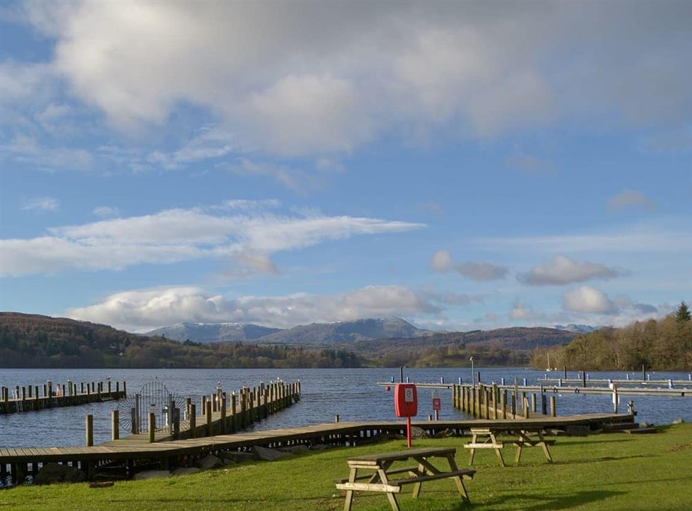 Lake Windermere and the beautiful surrounding countryside at Badger Cottage in Ambleside, Cumbria