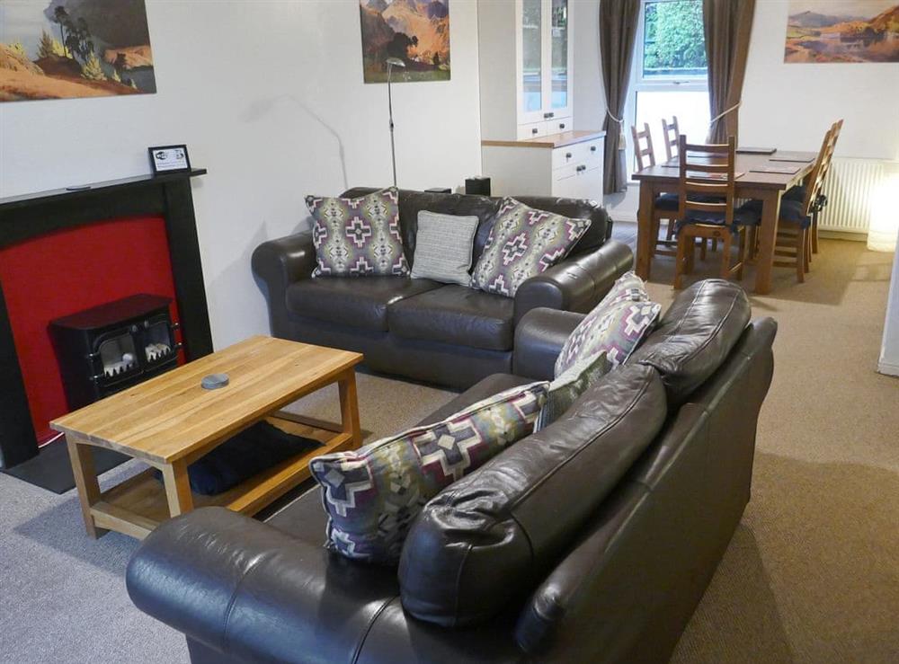Living area at Badger Cottage in Ambleside, Cumbria