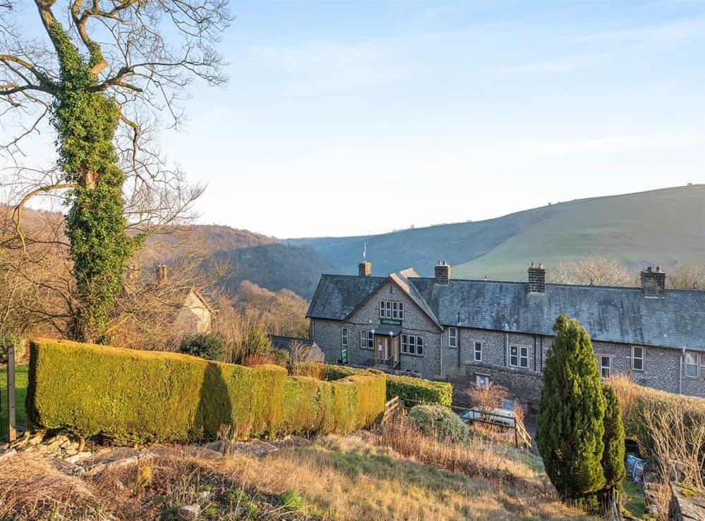 View at Badger Cottage in Cressbrook, near Bakewell, Derbyshire
