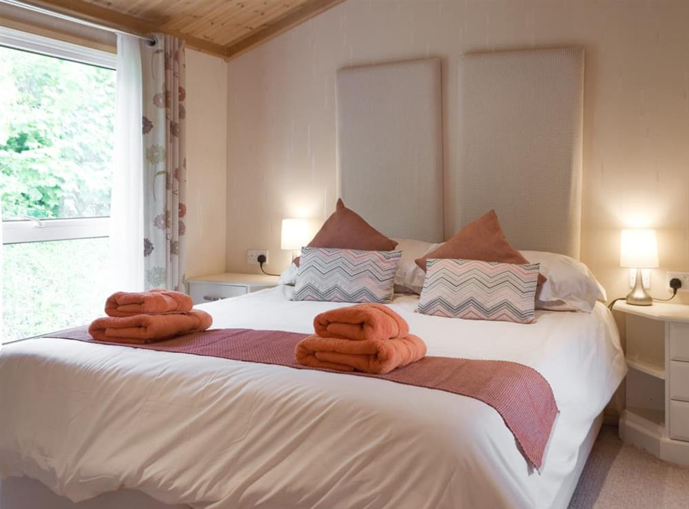 Double bedroom at Badger Lodge in Burton, Dyfed