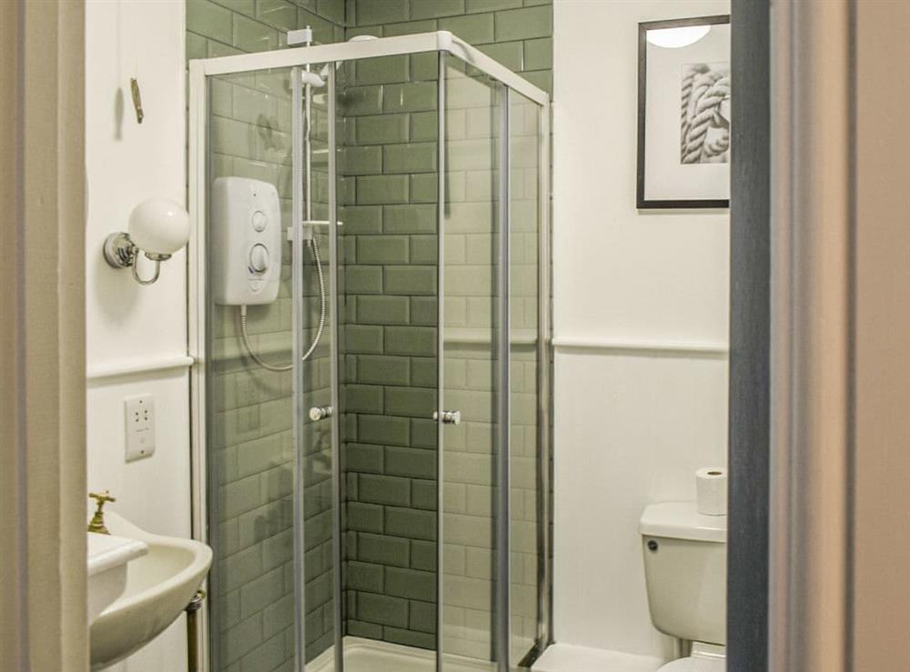 Shower room at Badgers Cottage, 