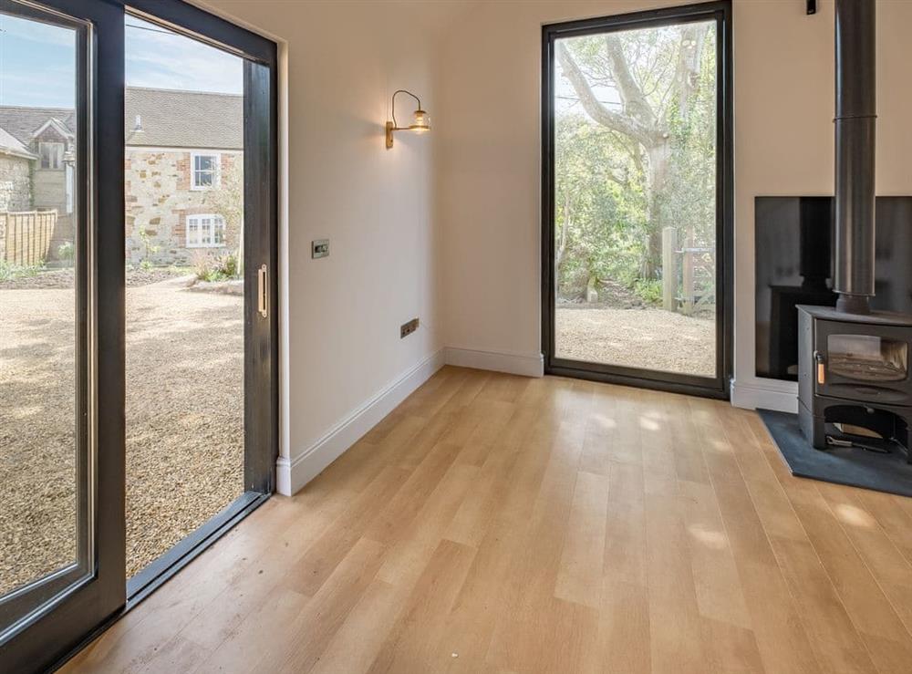 Light and airy living space at Badgers Brook in Brook, near Brighstone, Isle of Wight