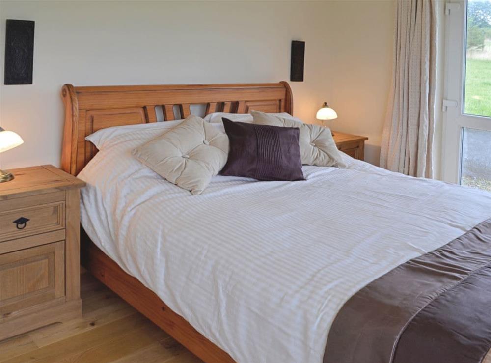 Double bedroom at Badgers Drift in East Taphouse, near Liskeard, Cornwall