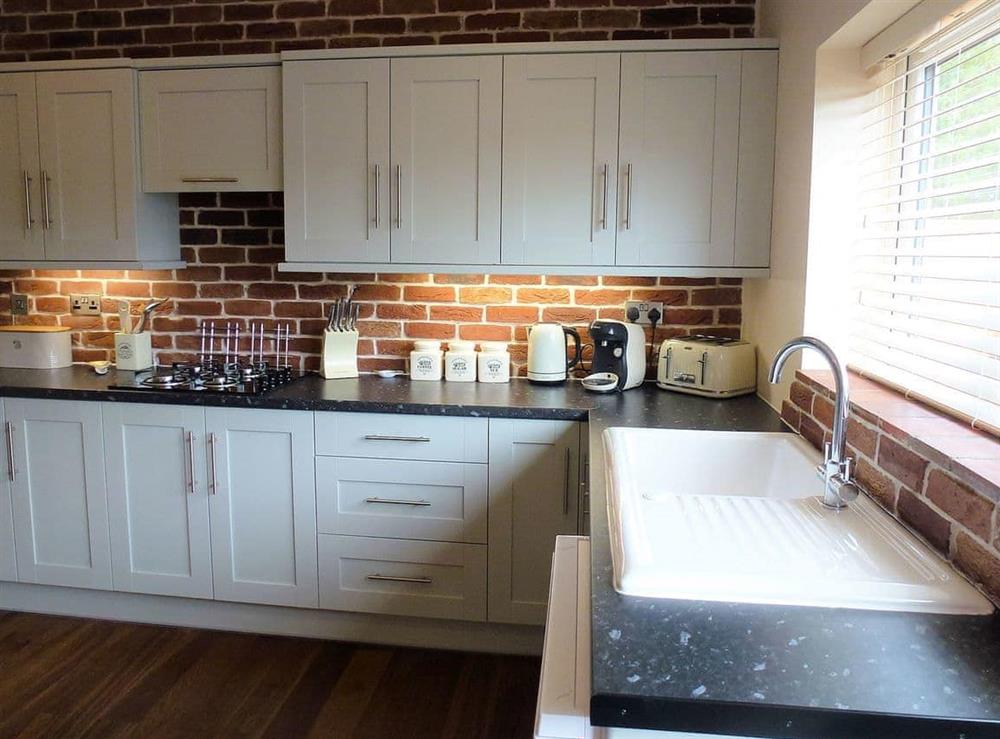 Kitchen at Badgers Willow in Theddlethorpe, near Mablethorpe, Lincolnshire
