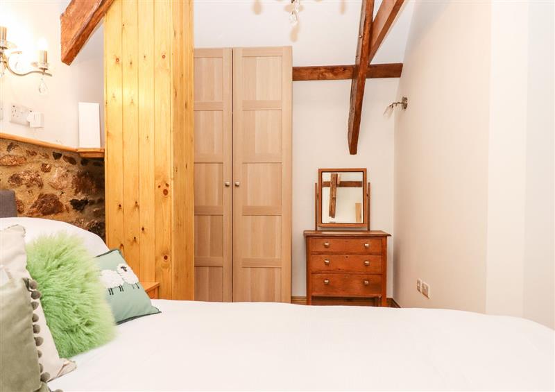 One of the bedrooms at Bagtor Granary, Ilsington