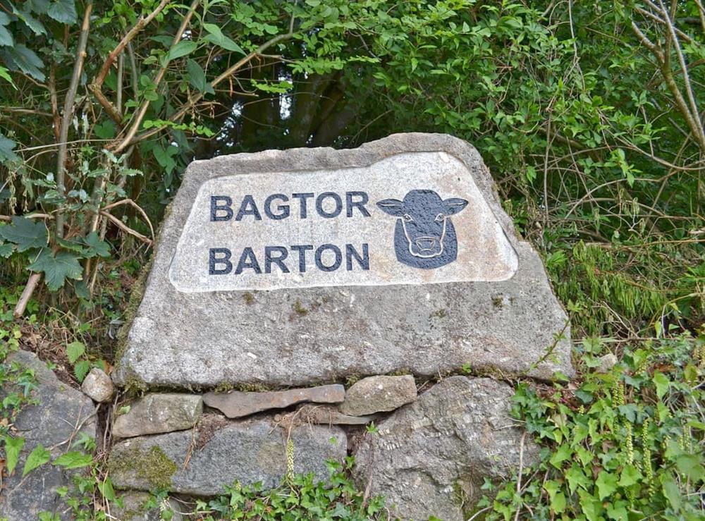 Wonderful rural setting on the owner’s working farm at Bagtor Hayloft in Islington, near Newton Abbot, Devon