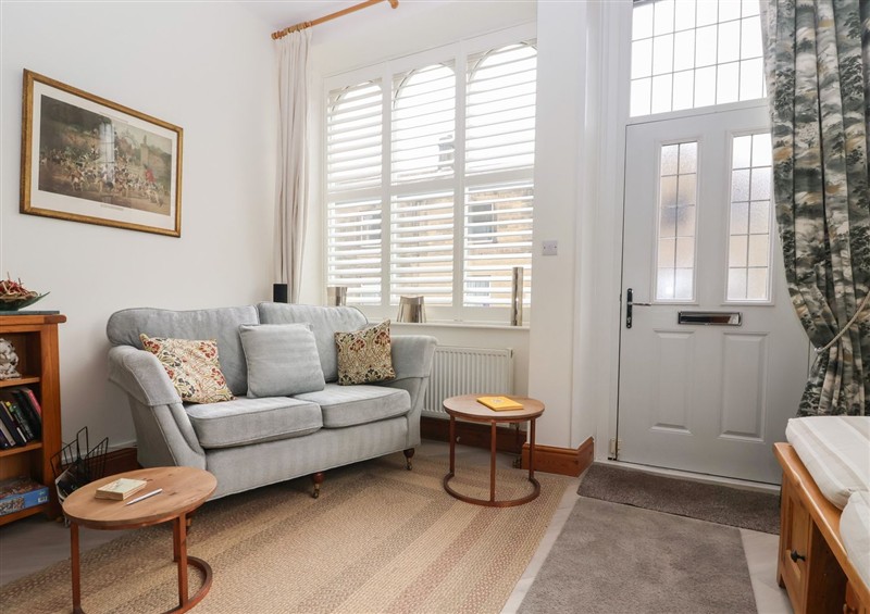 The living room at Bahtat Cottage, Burley In Wharfedale