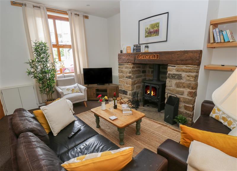 Enjoy the living room at Bailey Cottage, Greenfield