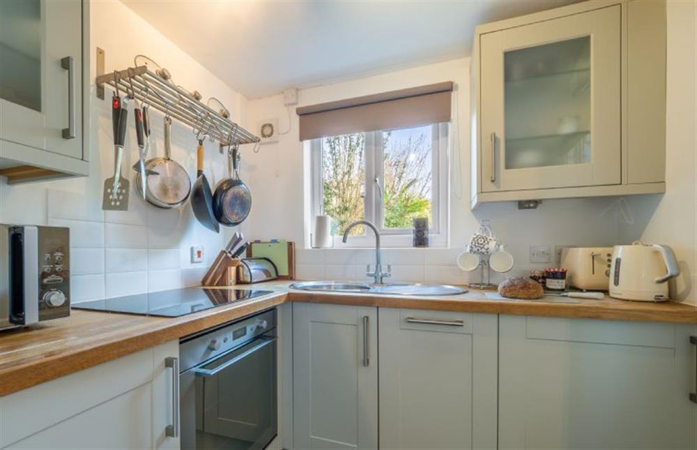 Well-equipped kitchen at Bailey Cottage, Orford