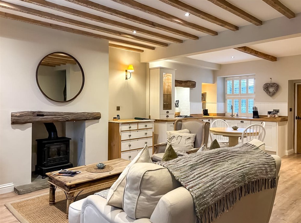 Living area at Bailey Cottage in Skipton, North Yorkshire