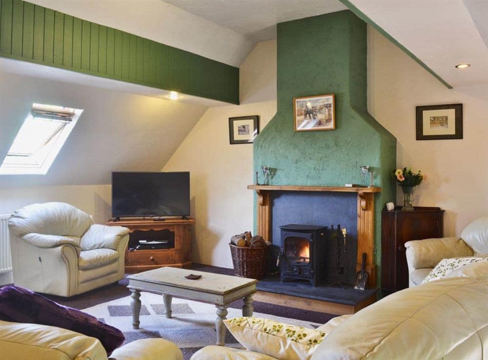 Living room at Bailey Cottage in Three Cocks, near Hay-on-Wye, Powys