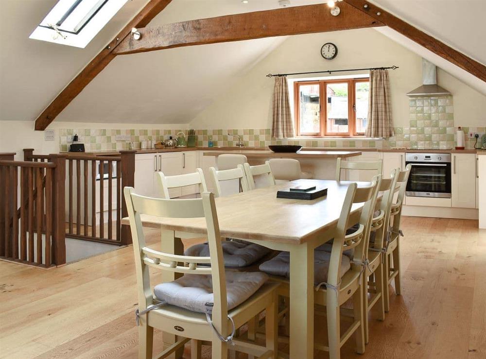 Spacious kitchen/ dining area at Wriggle View, 