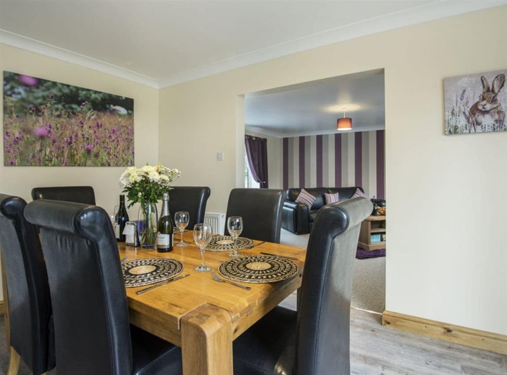 Attractive dining area at Baileys Retreat in Bardney, near Lincoln, Lincolnshire, England