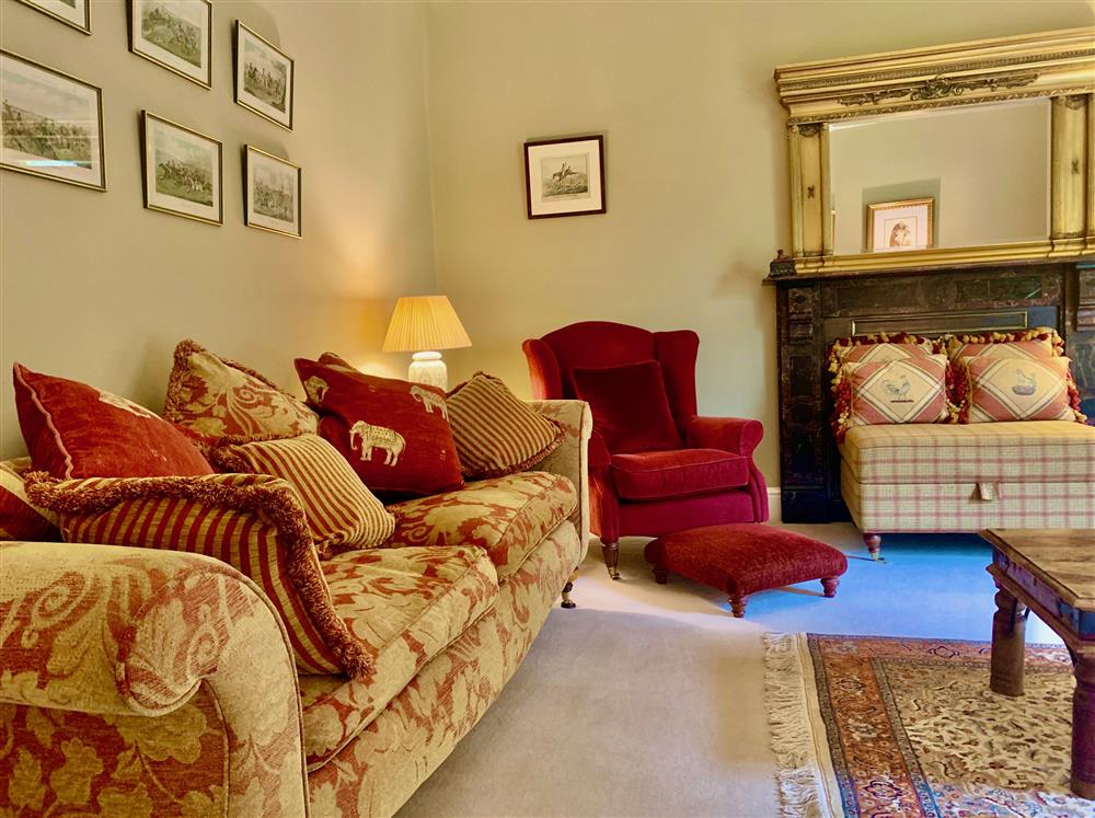 Sumptuous seating in the sitting room