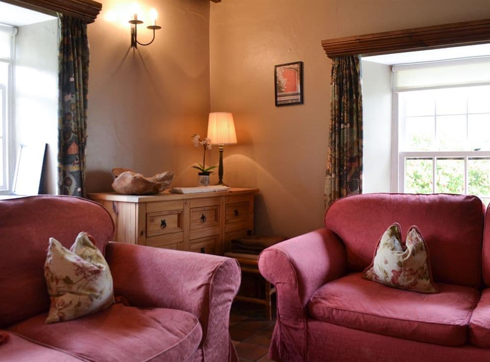 Living room at Bakers Cottage in Hotham, near Beverley, North Yorkshire