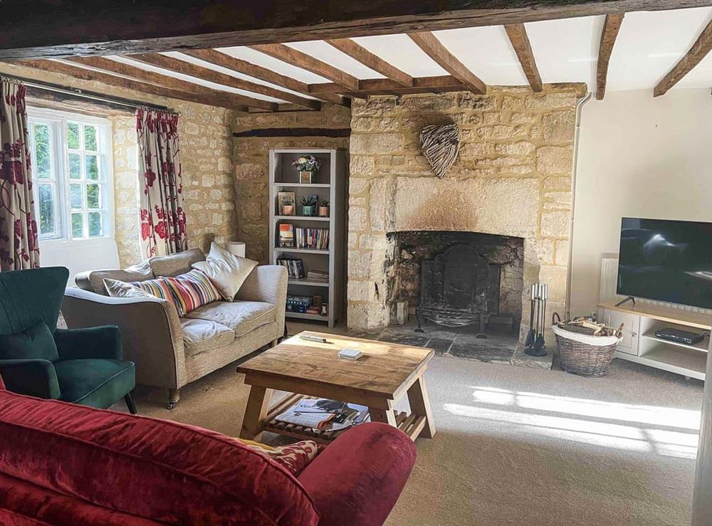 Living room at Bakers Retreat in Exton, near Oakham, Leicestershire