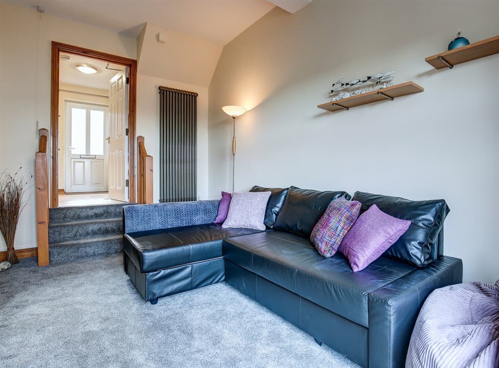 Living room at Bakers Yard in Wells-next-the-Sea, Norfolk